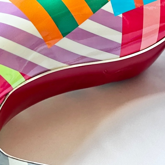 Christian Louboutin Hot Chick 100 Pumps EU 37.5 | Pearlescent Patent 100mm - Picture 8 of 13